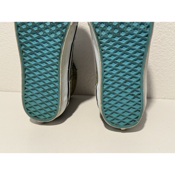 2006 VANS SK8-Hi LX LOOMSTATE SKATE SHOES SZ 8.5 BLUE DENIM POLKA DOTS SNEAKERS - Picture 13 of 14